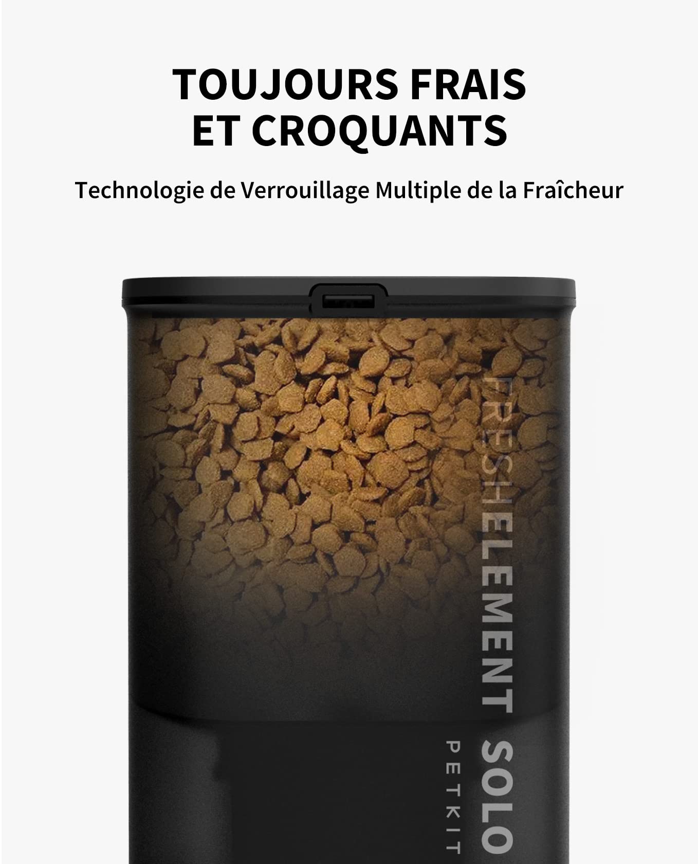 PETKIT Distributeur Automatique pour Chats et Chiens,2.4G WiFi 3L Mangeoire Automatique, Connecté App,avec Bol en Acier Inoxydable,Jusqu'à 10 Repas par Jour,Double Alimentation d'énergie(Blanc Pâle)