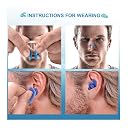 Kwish Water Protector Nose Clip and Earplug Swimming Kit Adults and Childrens (Multi Color) gallery image