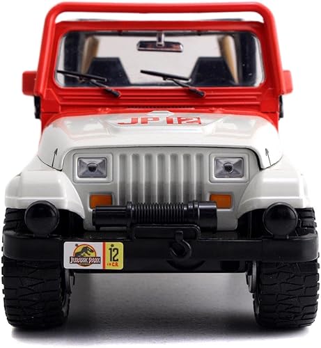 Miniatura 3 de Jurassic World 1:24 1992 Jeep Wrangler Jurassic World - Auto fundido a presión, juguetes para niños y adultos