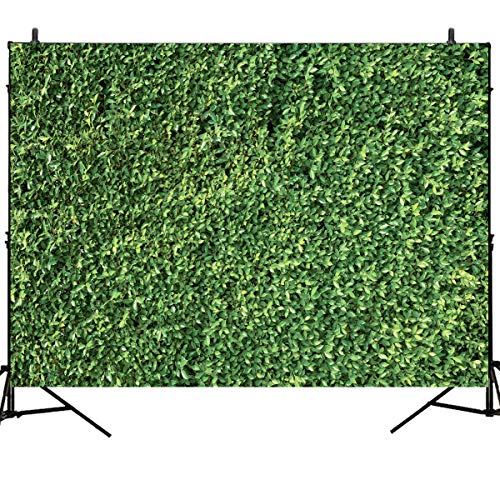 WOLADA 7x5ft Green Leaves Backdrops Microfiber Nature Leaf Backdrop Photography Birthday Background