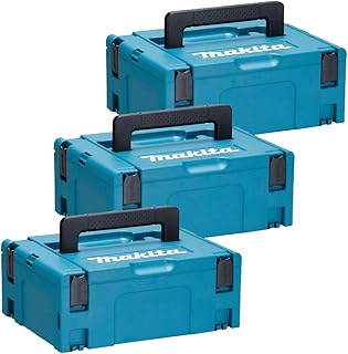 Makita 821550-0 MakPac Type 2 Stacking Connector Case 396mm x 296mm x 157mm Pack of 3