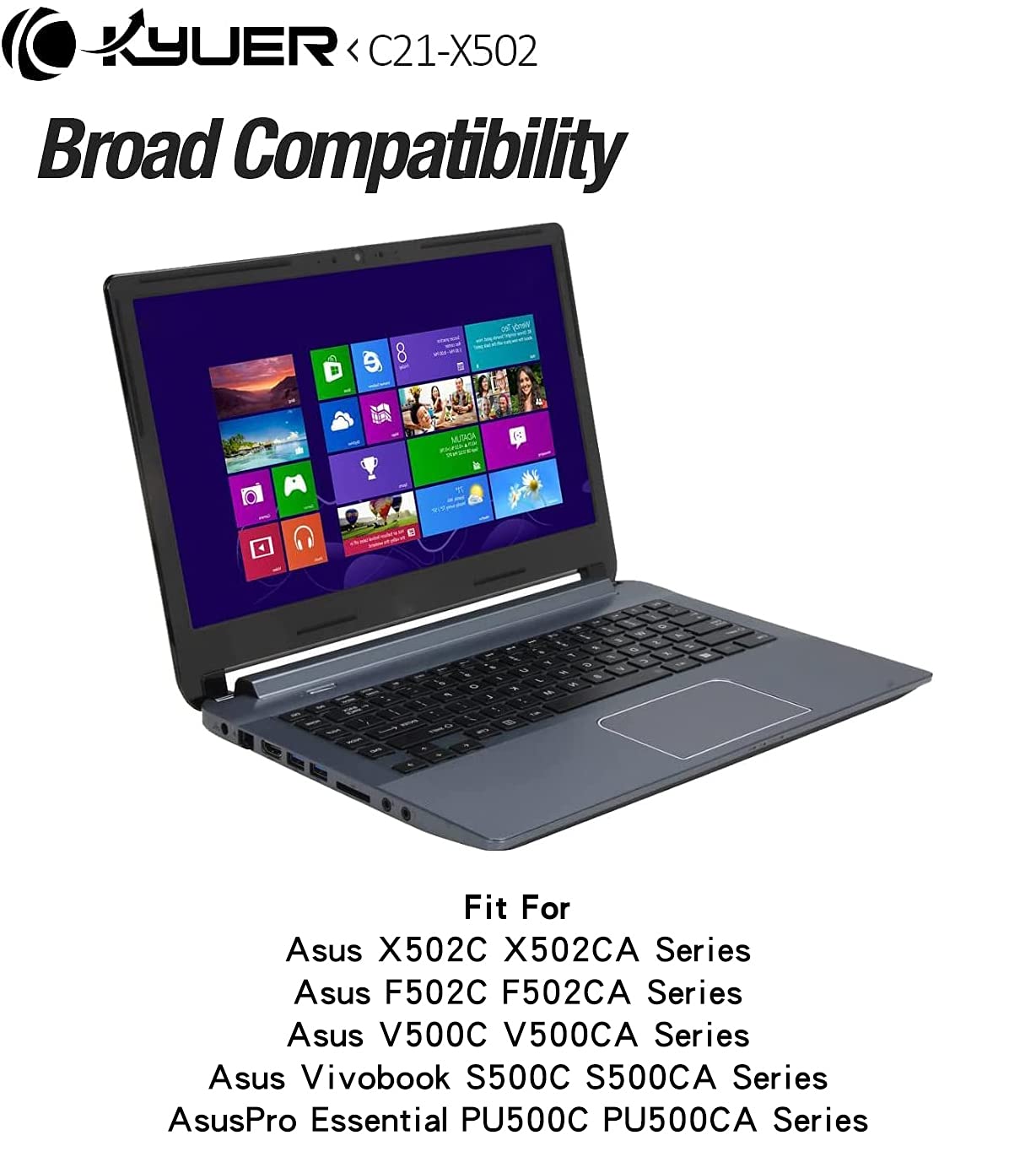 Batteria Per Laptop Asus - 11.1V 44Wh, Compatibile Con X502, S500 Series | Ricambio Originale - Foto 9