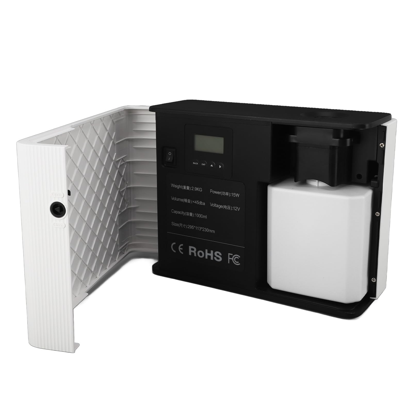 Máquina de Aire Aromático para el Hogar, Difusor de para Aceites Esenciales, Difusor Automático Inteligente de Aromaterapia de Aceites Esenciales (Enchufe europeo (100-240