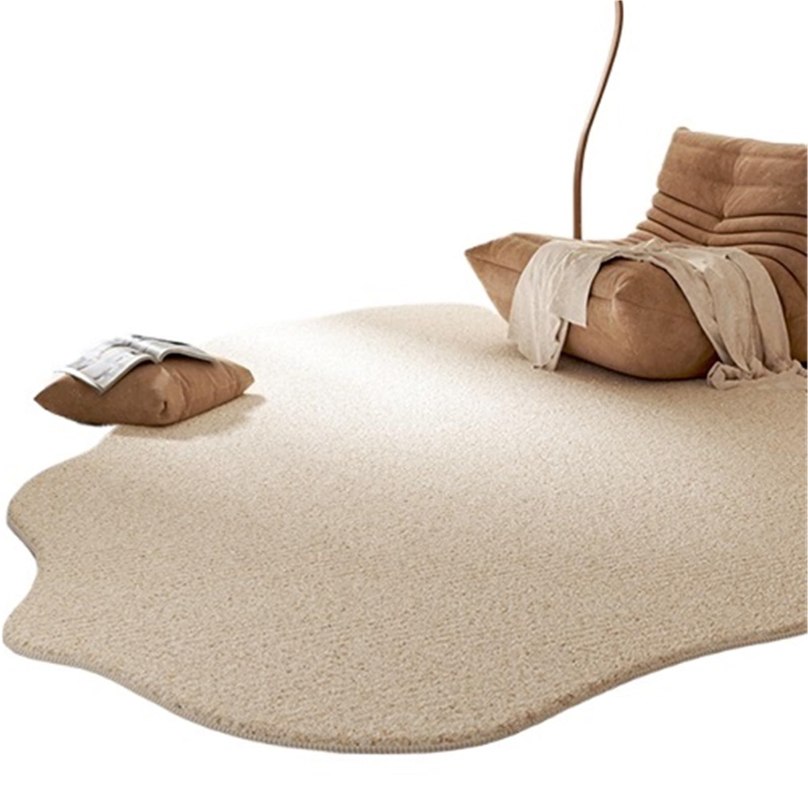 Tapis en peluche épais et lavable pour un confort thermique optimal de la chambre