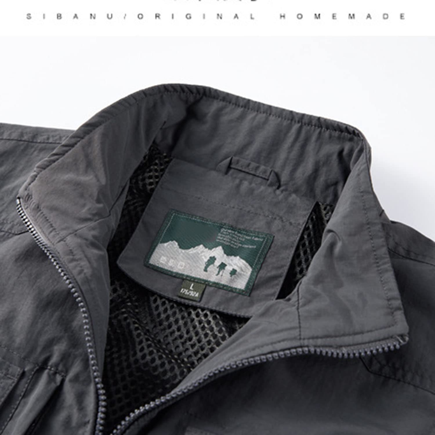 Chaleco Multibolsillos para Hombre Chaleco Transpirable Sin Mangas Chaqueta Casual Pesca Fotografía Chaleco Viaje