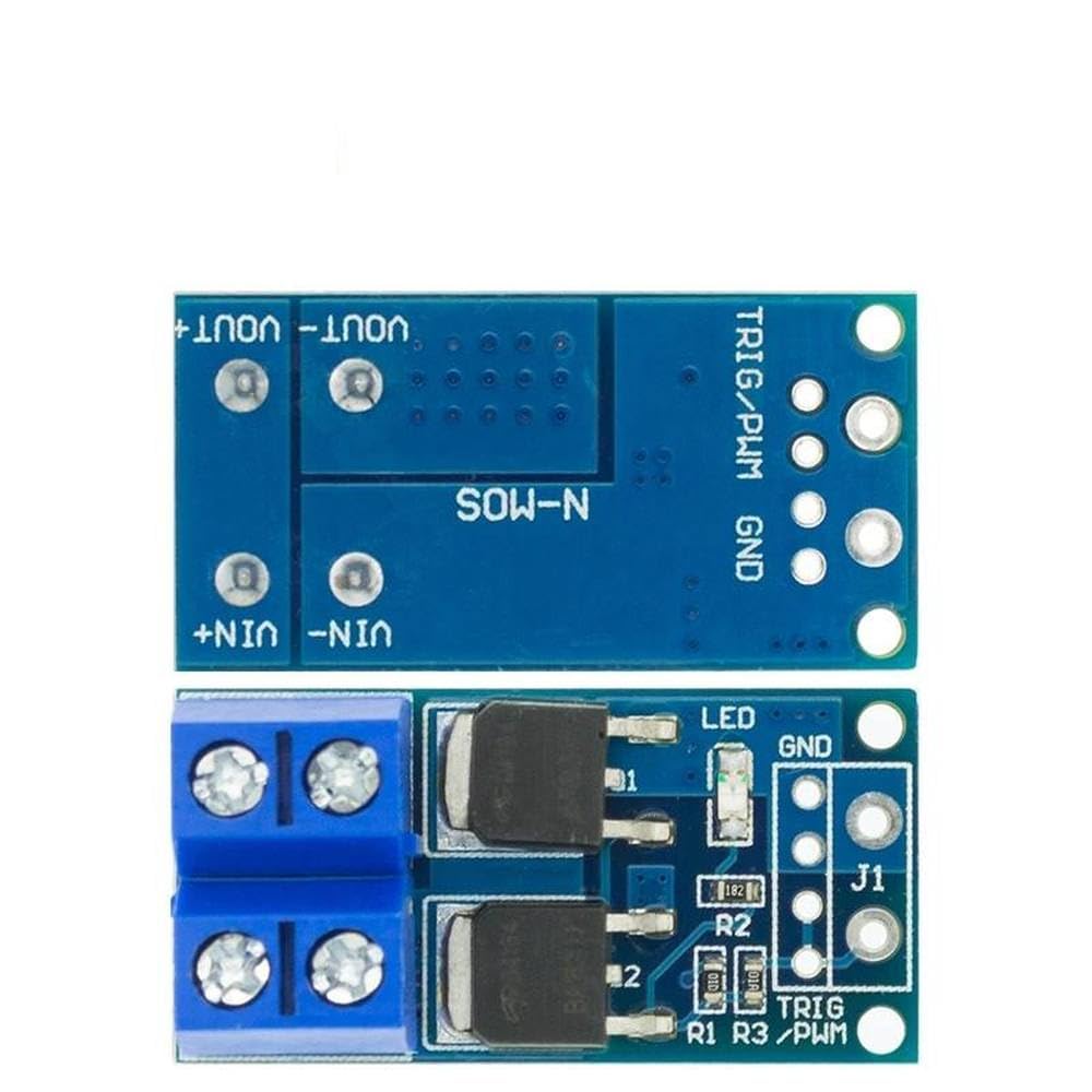 15A 400W MOS FET Trigger Switch Drive Module DC 5V-36V PWM Regulator ...