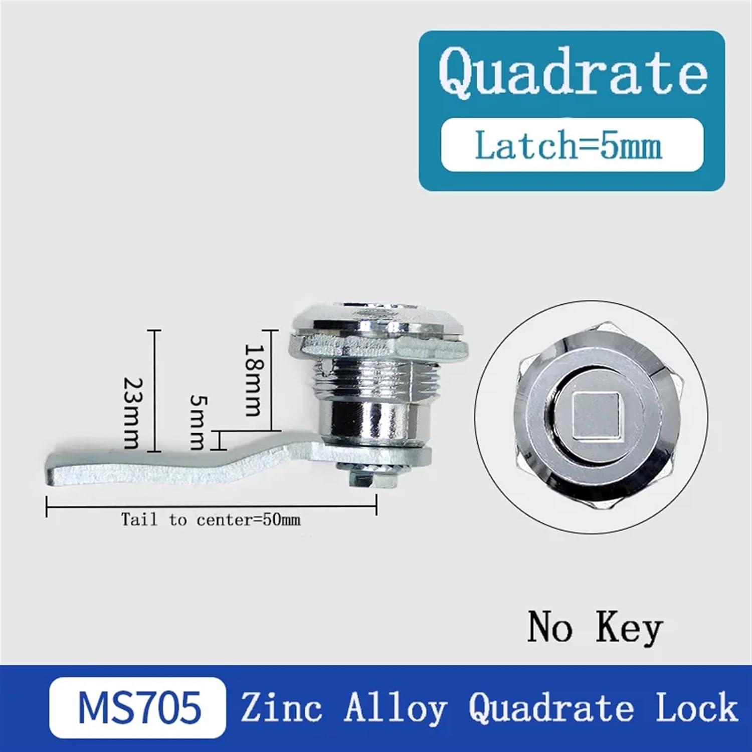 Zinc Alloy MS705-18 Triangle/Quadrate/Airfoil Electric Cinet Lock Meter Box Latch Cam Drawer Quality(3sets-quadrate-H5)