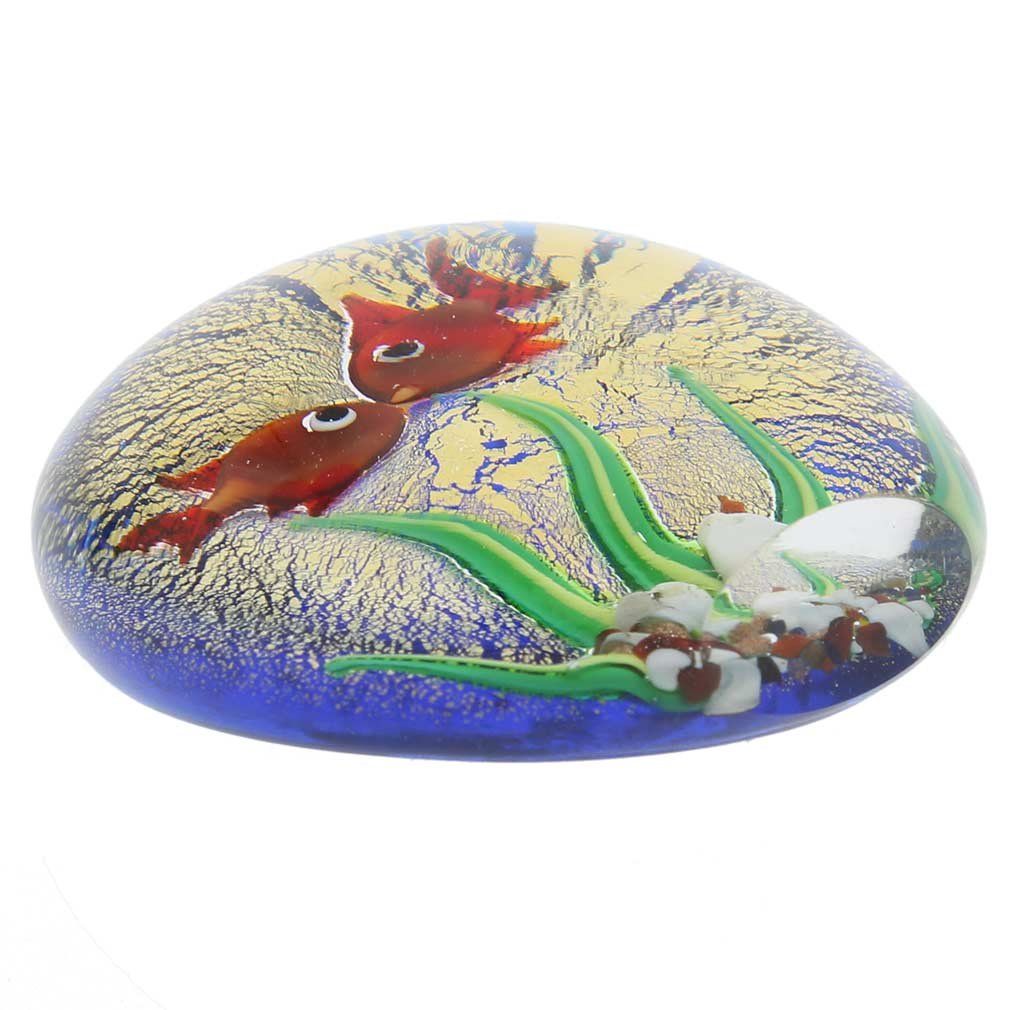 Amazon.co.jp: GlassOfVenice ムラーノガラス水槽 金魚と太陽 : 文房具