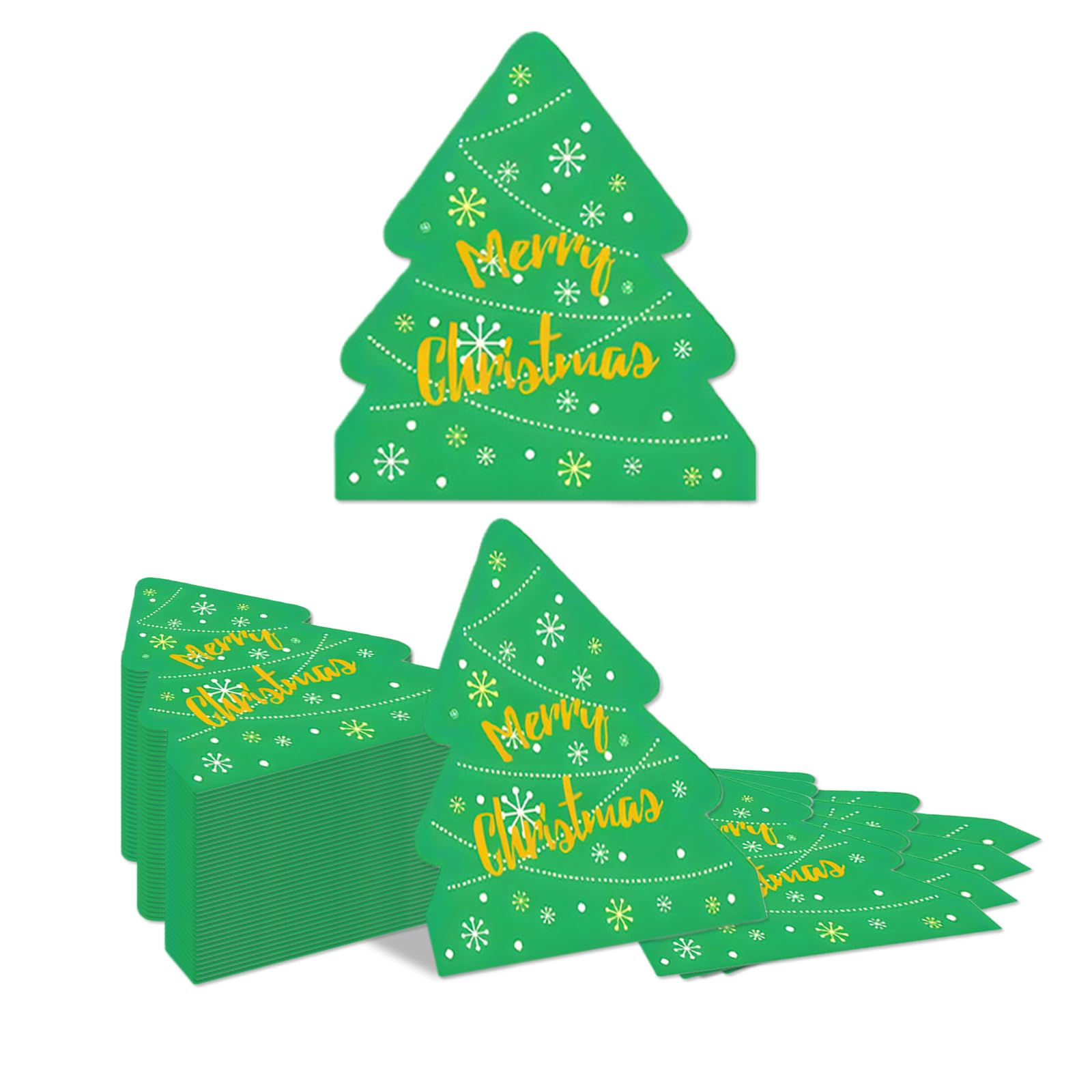 Faccito 100 Stks Kerst Party Servetten Vakantie Cocktail