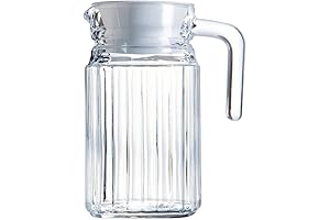 Luminarc Quadro Fridge Jug with White Lid (500 ml)