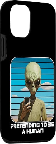 Miniatura 3 de iPhone 14 Pro Alien Pretending To Be A Human Halloween Women, Men, Kids Case