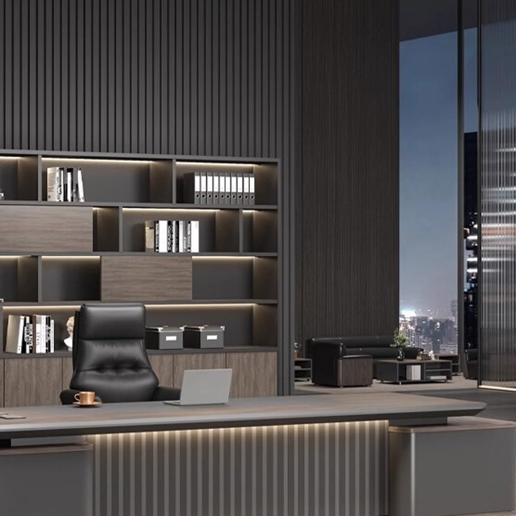 NEBE Scrivania Ufficio Scrivania for Ceo/Boss, da Ufficio, Moderna for Dirigenti, Manager