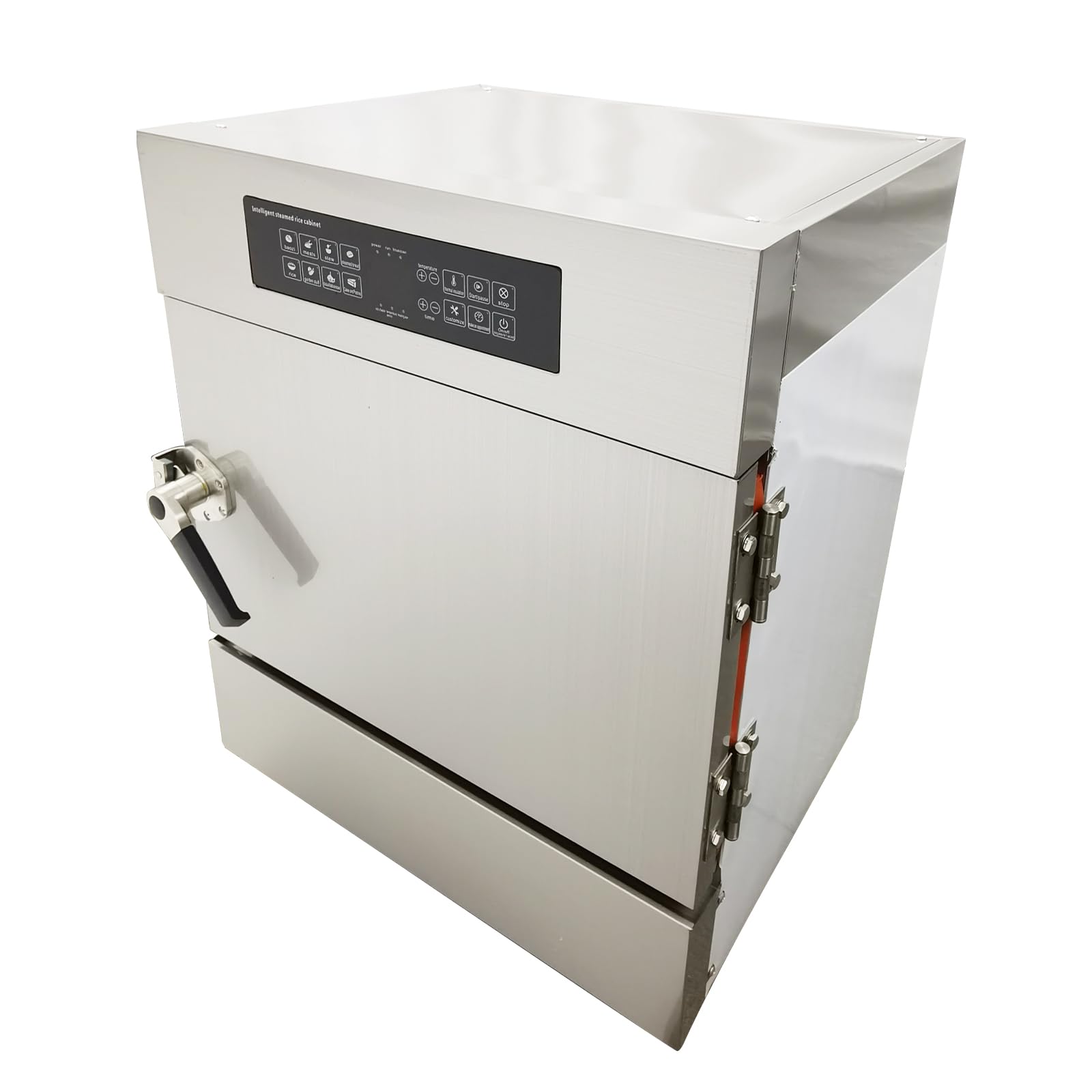 WYDDDARY 220V 1PH Commercial Electric Steamer 6000W Warming Cabinet Steam Box 4 Tray Intelligent Steaming Cabine for steamed rice, buns, meat, seafood