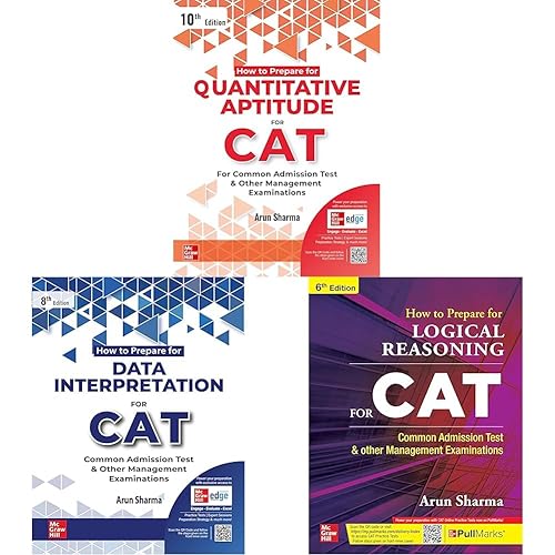 CAT Books by Arun Sharma 2023 ( Set of 3 Books ): Quantitative Aptitude + Logical Reasoning + Data Interpretation