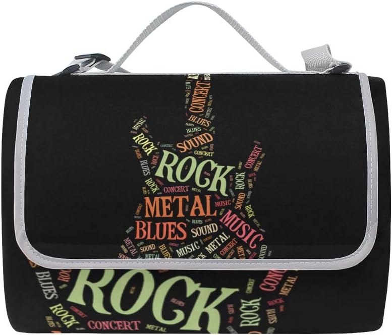 レジャーシート カッコイイ楽器 ピクニック 折りたたみ 撥水 アウトドア クッション マット コンパクト 花見 運動会 キャンプ 遠