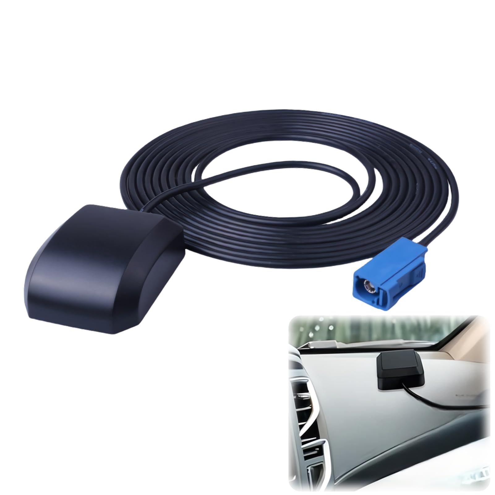 GPS Antenna Fakra Blue C Connector Aerial For BMW CCC CIC NBT Mini F10 F30 F20