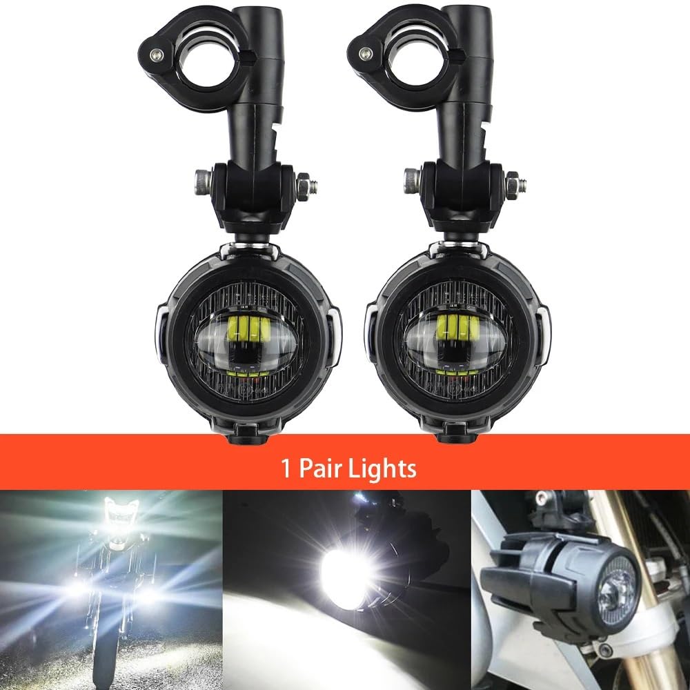 Światło Do Jazdy Motocykl Head Light Do R1200GS F800GS K1600 | Motocykle 40W 6000K Lampy przeciwmgielne Światła pomocnicze LED Spotowe światła przeciwmgielne(Light)