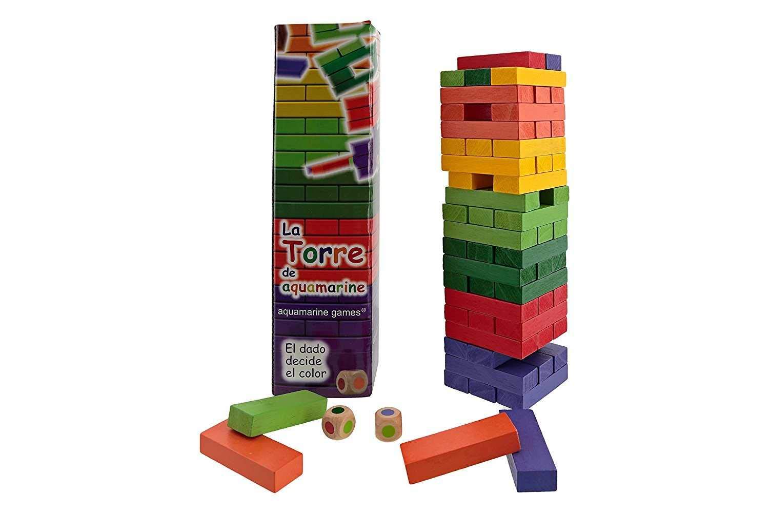 Aquamarine Games-La torre de colores, Miscelanea, 7 a 99 años (Compudid CP006) The Forest Stewardship Council