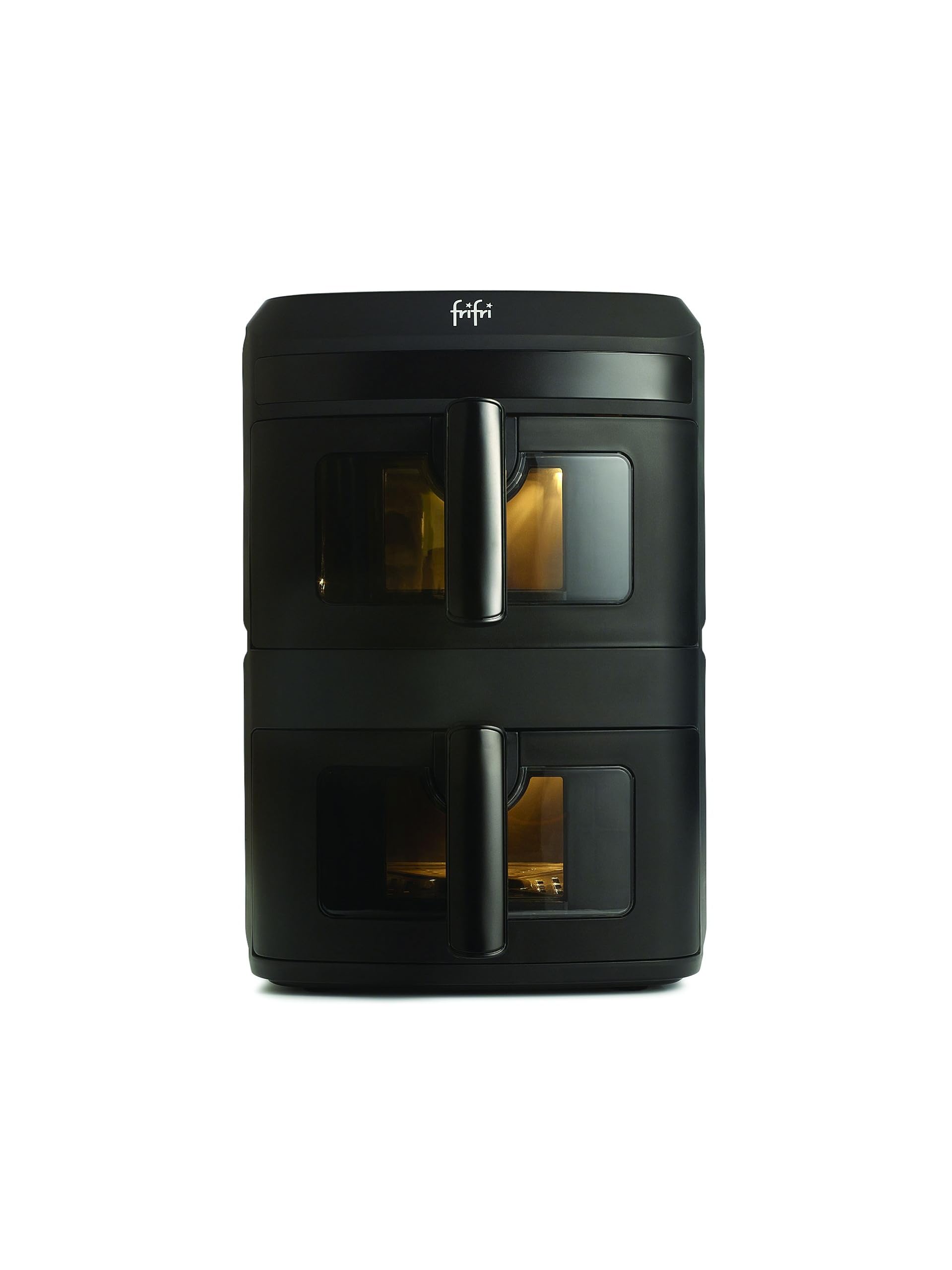 frifri Airfryer Duo Slim 13L - technologie Cyclonique Airflow, 12 programmes automatiques, matériaux haut de gamme - Noir