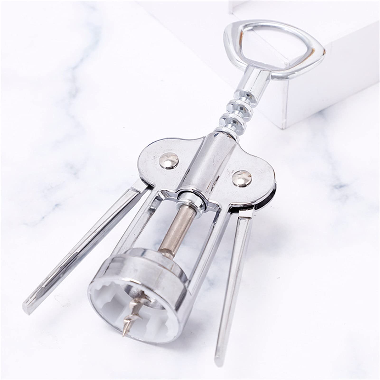 Abrebotellas - Abridores de Vino metálicos Resistentes - Sacacorchos multipropósito for Botellas de Vino y Cerveza - Ergonómico y fácil de Usar - Ideal for Uso doméstico, Bar, Restaurante