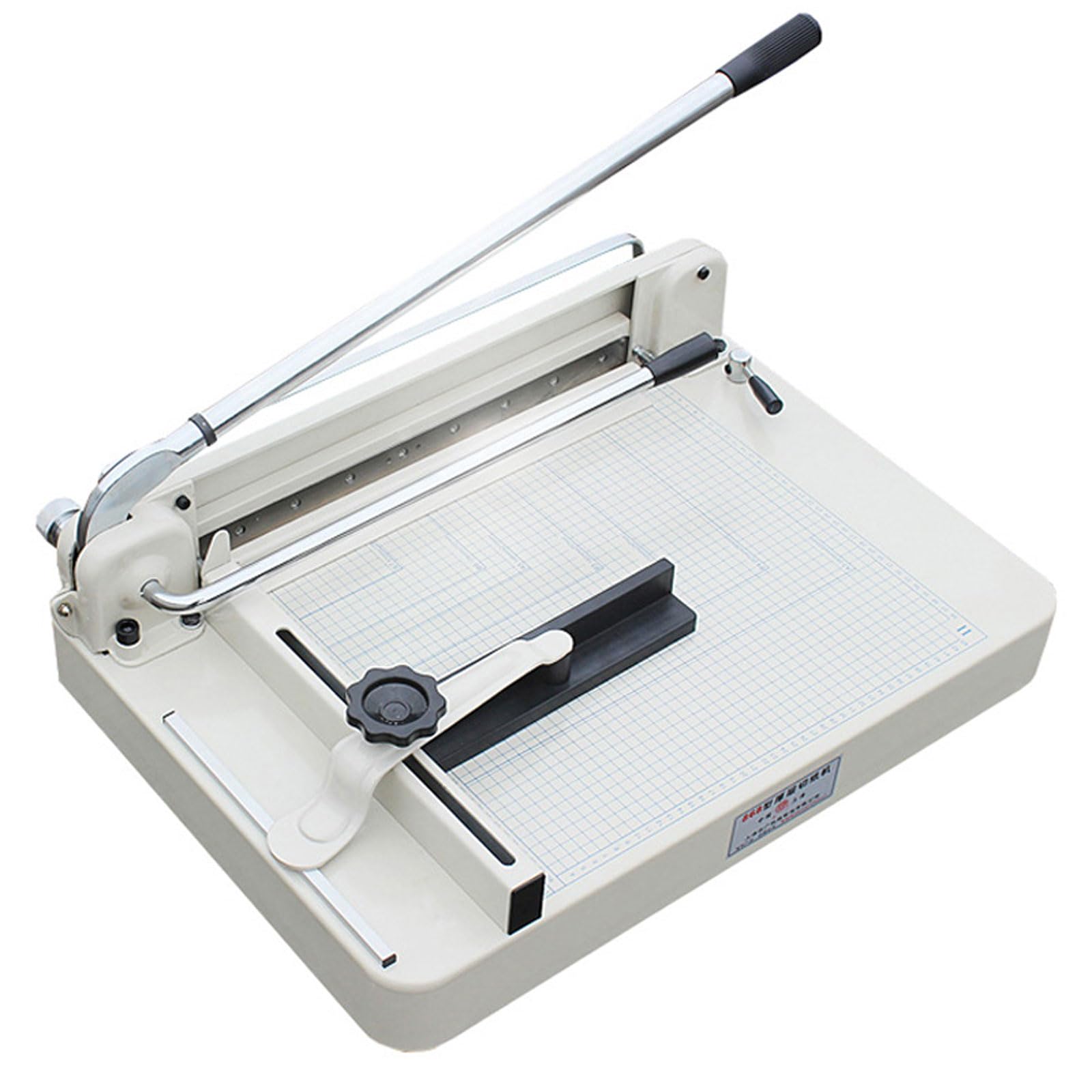 Taglierina per carta spessa manuale, taglierina per carta spessa e resistente, A4, regolazione dello spessore di 0,1-40 mm, posizionamento trasparente della griglia, per casa, ufficio, azienda, sala