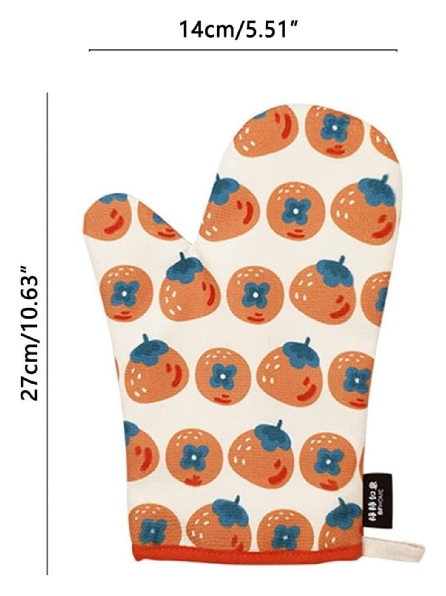 Guantes para horno Gadgets Manoplas de horno de algodón con patrón de frutas Guantes de parrilla Manoplas de cocina for el hogar Camping Cocina Cumpleaños Estera aislada Cocina