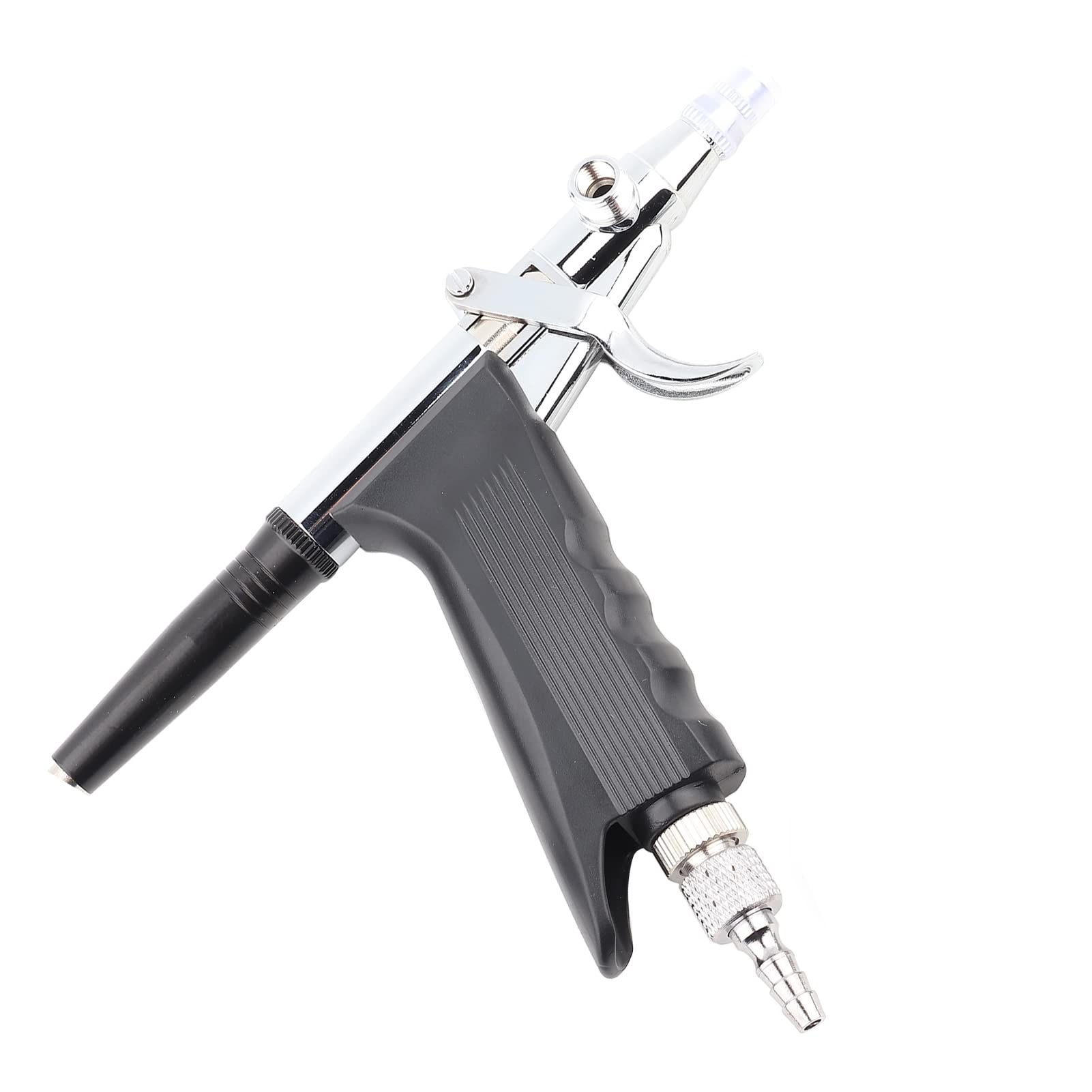 Multi Purpose 2 Cups Side Feed Spray Gun Trigger Airbrush with Comfortable Grip for Art Painting and DIY Projects