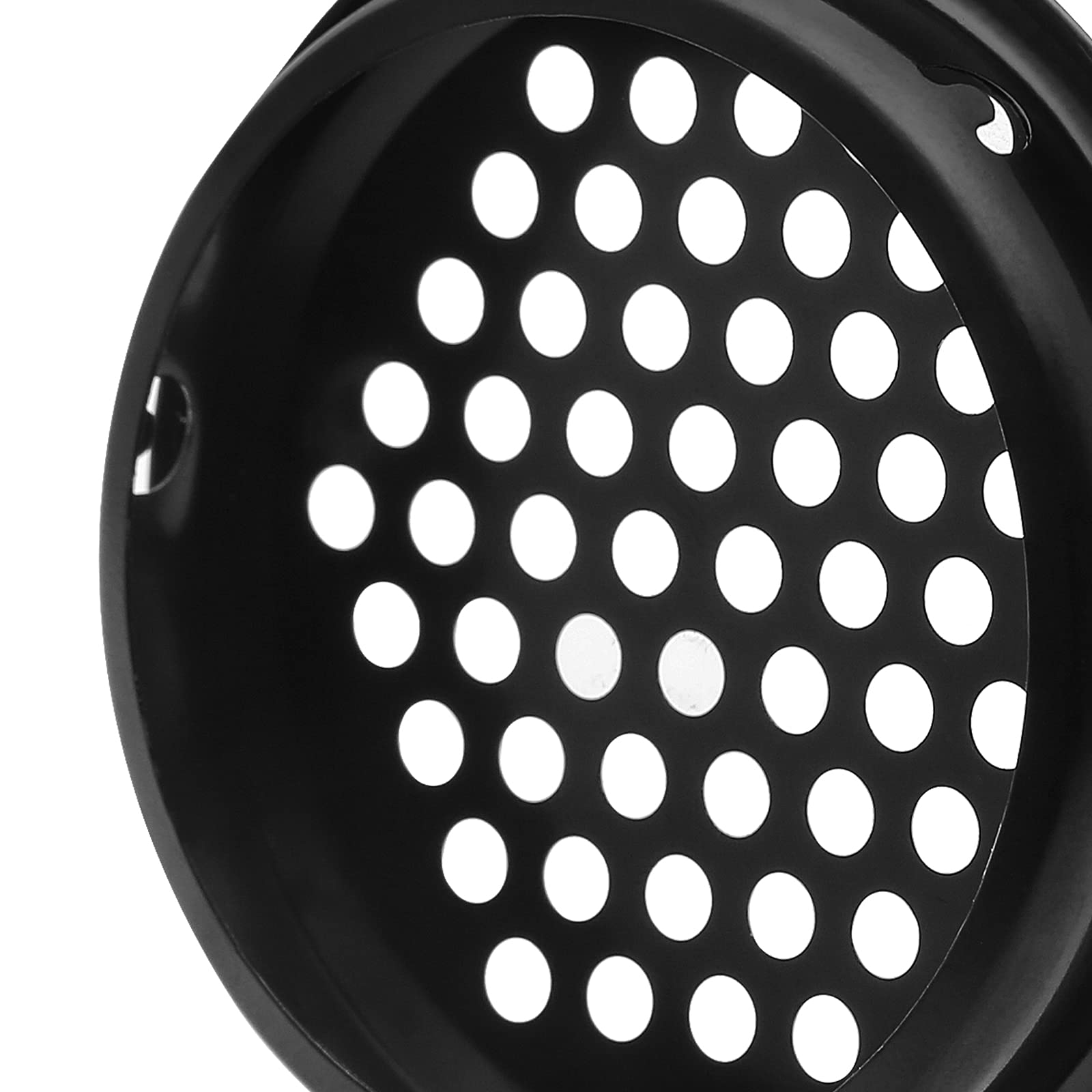 20 Stück Runde Lüftungsgitter Aus Edelstahl – Für Schrank, Bad & Küche (53 Mm, Schwarz)