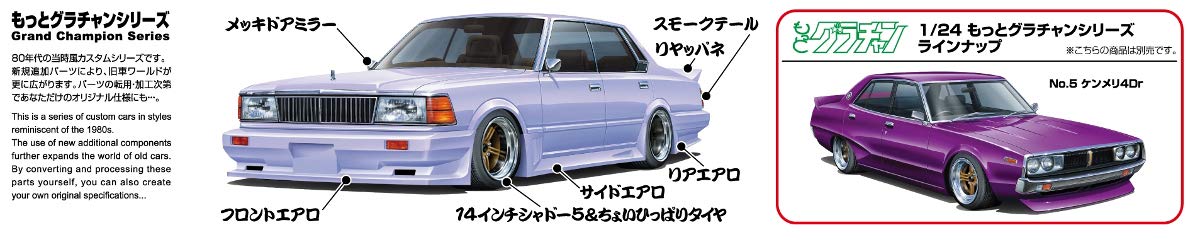 Amazon.com: Aoshima-More Grand Champion #06-1/24 Cedric 4DR HT