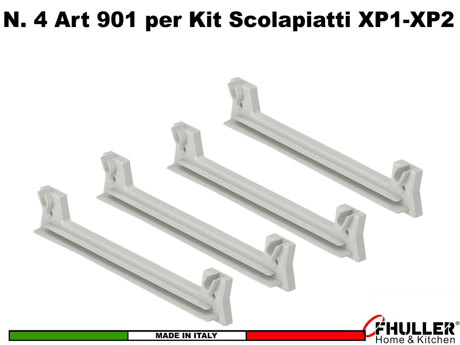 Kit Scolapiatti 76 cm acciaio inox da Incasso per Mobile Pensile cm. 80 completo di Vaschetta