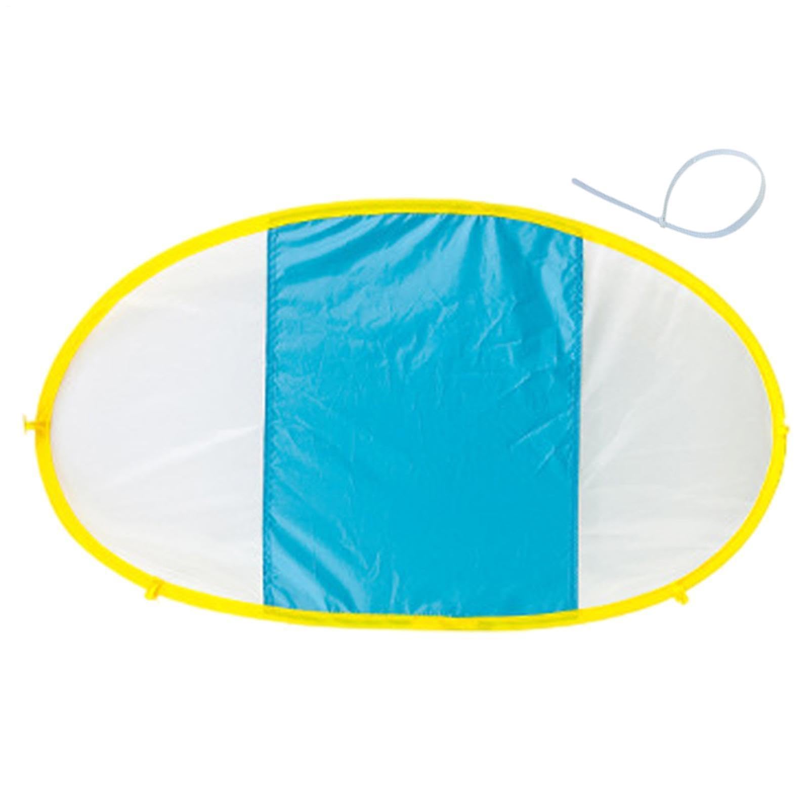 Pool Float Sun Canopy - Removable UV Protection | Outdoor Water Swimming Ring Shade For Safety Seat Sunshelter, Silver-Coated Polyester Cloth Shield Accessory 1-Pack