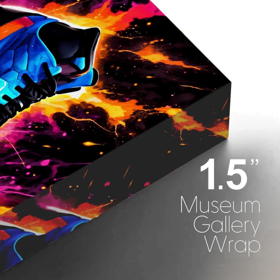 Soccer Decor Football Canvas Wall Art,Graffiti Soccer Canvas Wall Art Colorful Sneakers Posters Prints Wall Decor Pictures Sports Theme Football Paintings for Teen Boys Room Wall Decor,3Pcs(12"x16" - Image 6