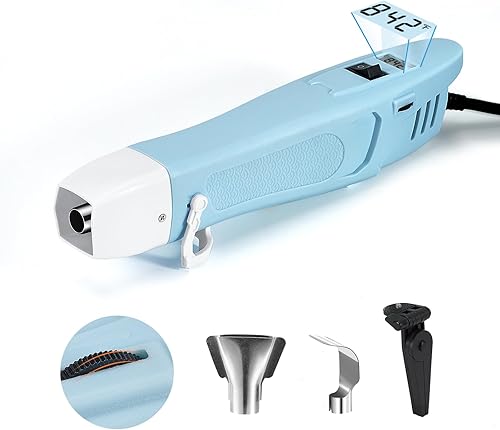 Mini pistola de calor de 400 W, pantalla LCD, control de temperatura variable de 302  a 842 , función de memoria, protección contra disponible en Yaxa Colombia