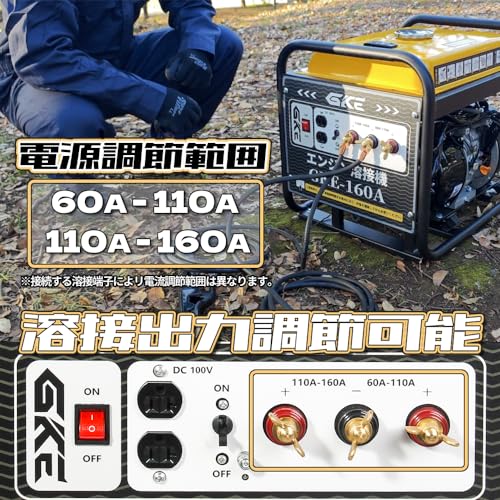 GKE GKE160A 発電機兼用溶接機 の商品画像 3