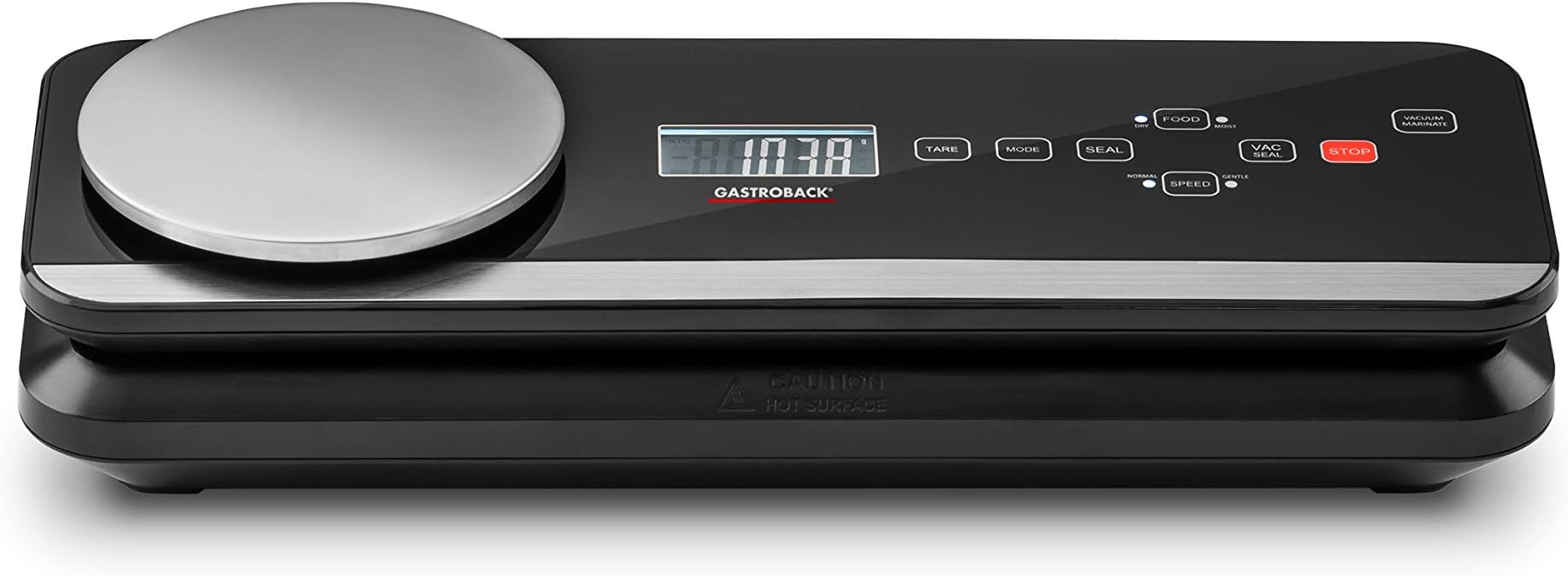 GASTROBACKDesign Advanced Scale Pro vacuum sealer 600 mbar Black