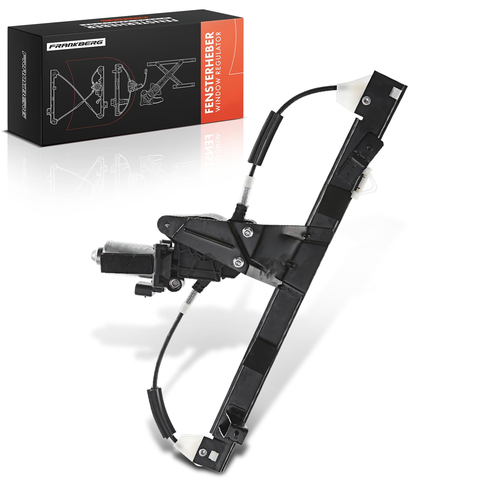 Frankberg Elevalunas eléctrico con Motor Ventana Delantera Derecha Compatible con Doblo 119 223 MPV/Furgoneta 2001-2010 4/5-Puertas Sustituir# 46751438