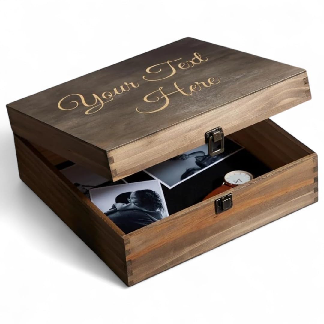 Personalized Wooden Keepsake Box
