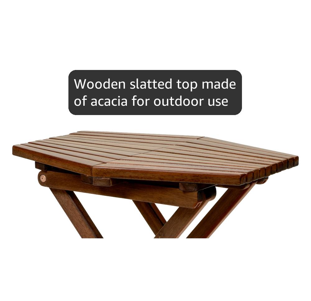 Amazon.com: CleverMade Tamarack Folding Table - Outdoor Patio