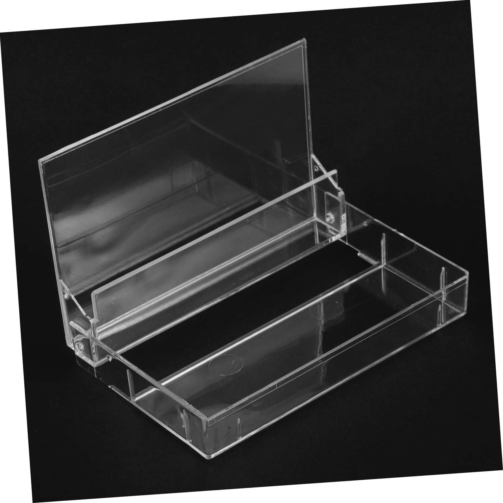 ibasenice Custodia per Cassette Audio 5 Pezzi in Pp Trasparente Vintage, Custodia Portacassette Adattamento Preciso per Collezionisti e Progetti DIY