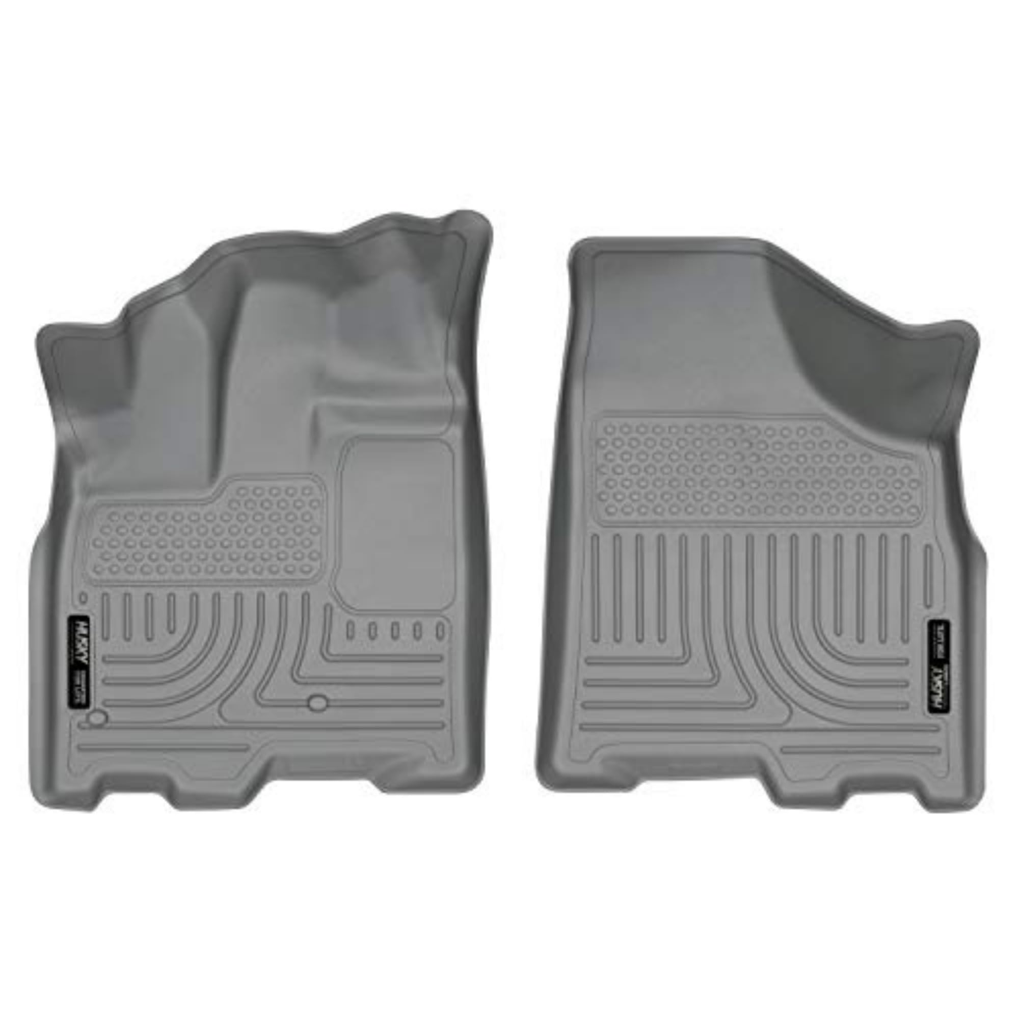 Husky Liners Weatherbeater Floor Mats | Fits 2011-2020 Toyota Sienna (7 & 8 Passenger Models) | Front Row, 2-pc Grey - 18852