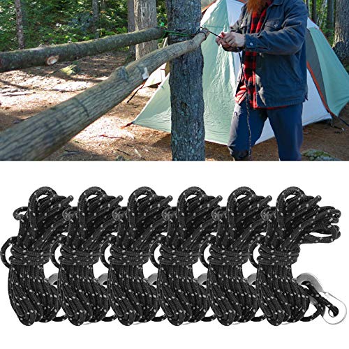 Cordas de guia de barraca, cordas de barraca, cordas de barraca à prova de vento, para caminhadas de