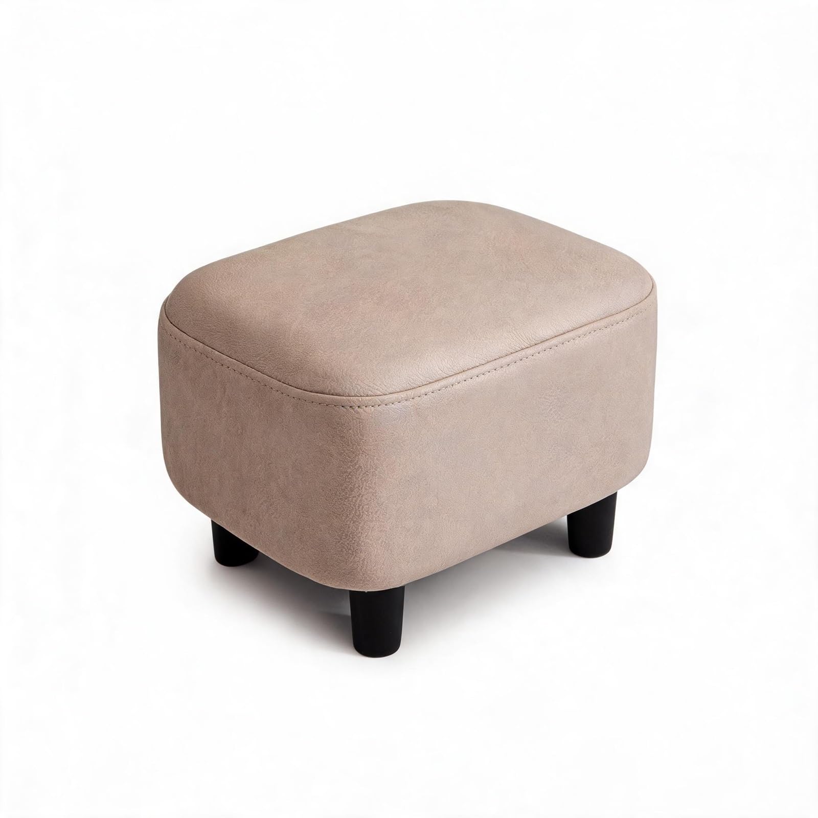 Banc de rangement en tissu technique et bois pour un lit élégant