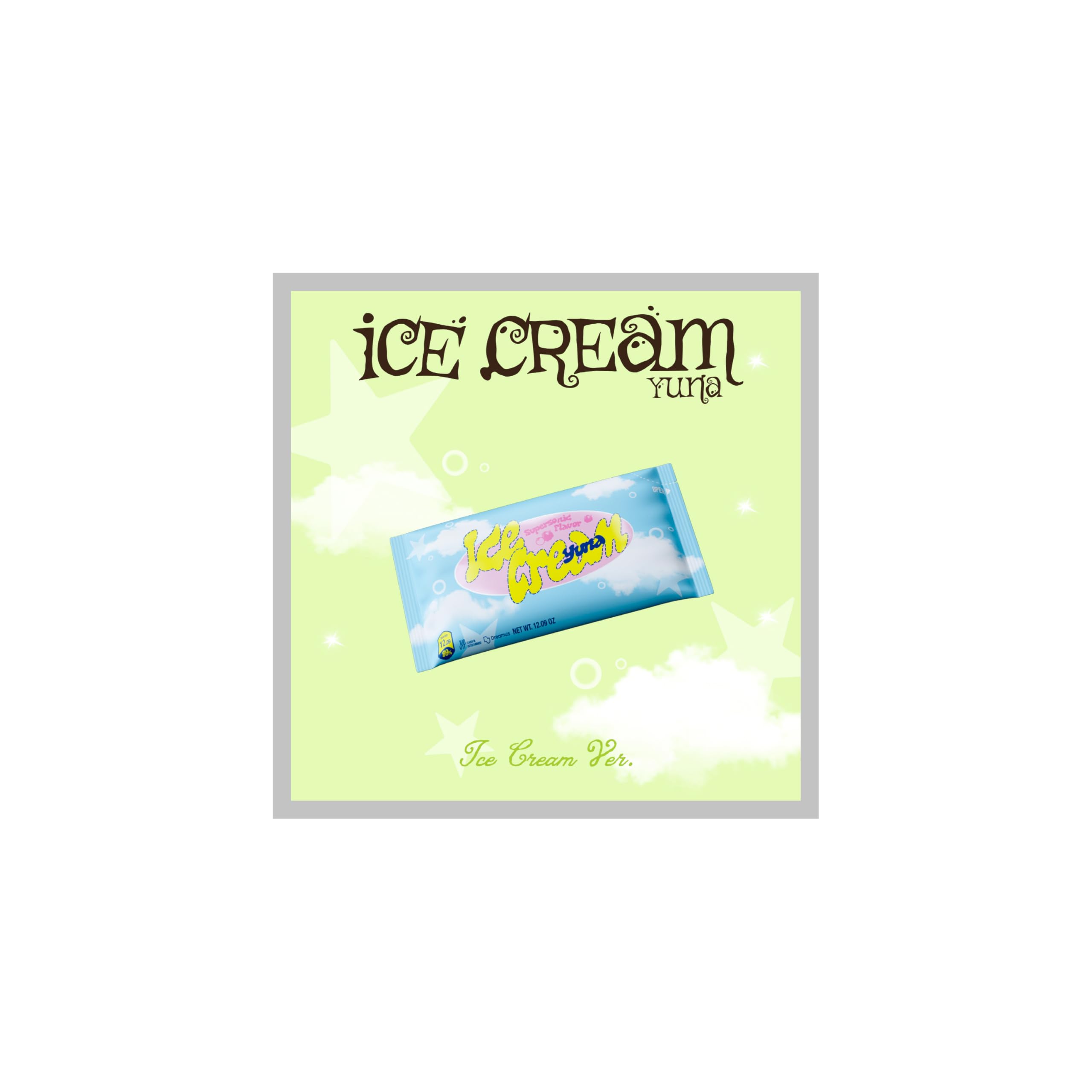 ITZY Yuna Ice Cream Mini Album CD Kpop Original Apple Music POB