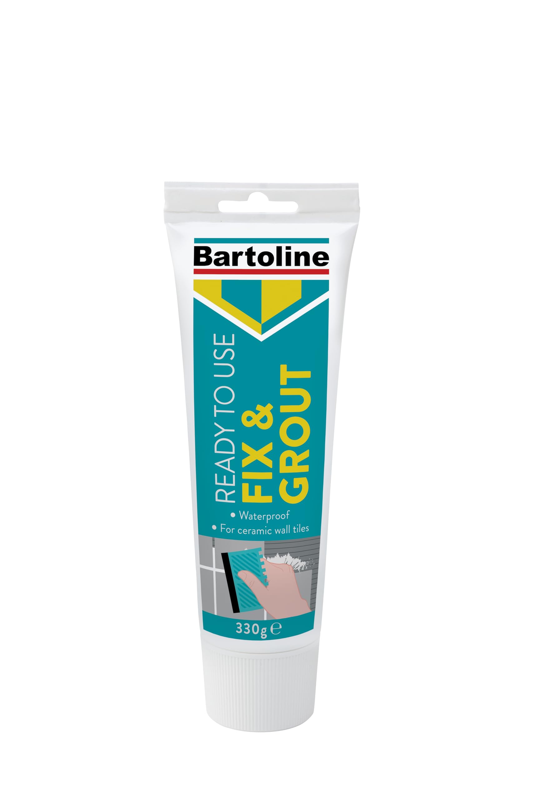 Bartoline Fix Grout Wall Tile Powder Fully Waterproof Cement-Based White 330g