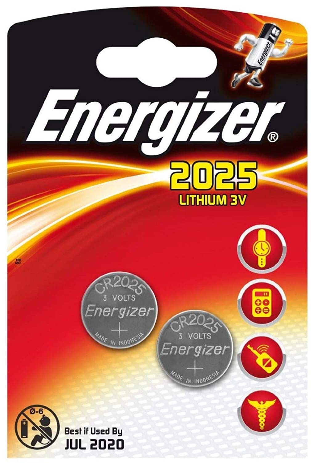 Lithium Coin Battery Cr2025 (blister Pack)