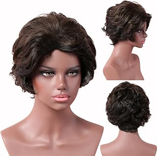 Cxq Perruque De Cheveux Bouclés Courts Animés Cos Perruque