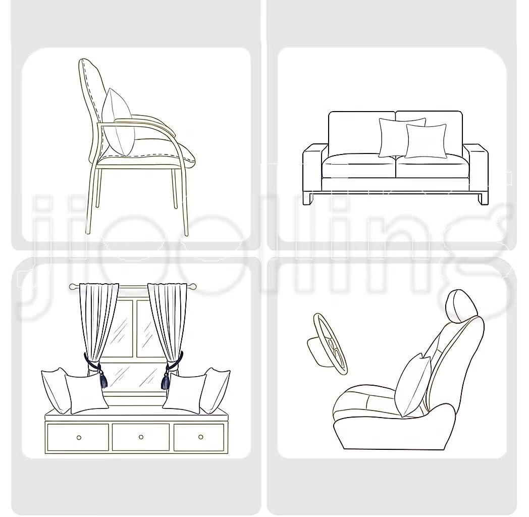Fundas Cojines 50x50 cm Exterior Cojines Estilo Escandinavo Fundas de Almohada Juego de 4, Cuadrados Funda Cojin Azul Almohadas con Cremallera, Sofa Cama Decorativos para Hogar, Jardín, Salón Ym31