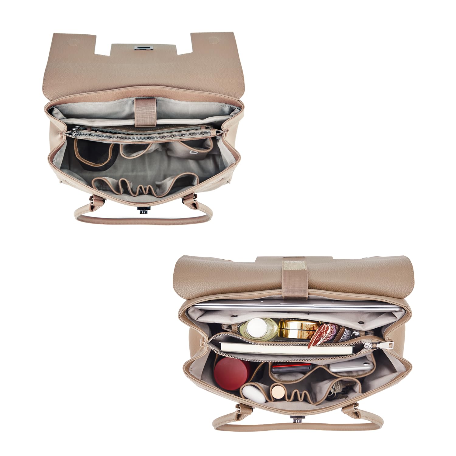 VICTORIA HYDE Sac à main élégant pour femme - Grand sac à bandoulière - Sac à main pour ordinateur portable - Porte-documents - Sac à main de