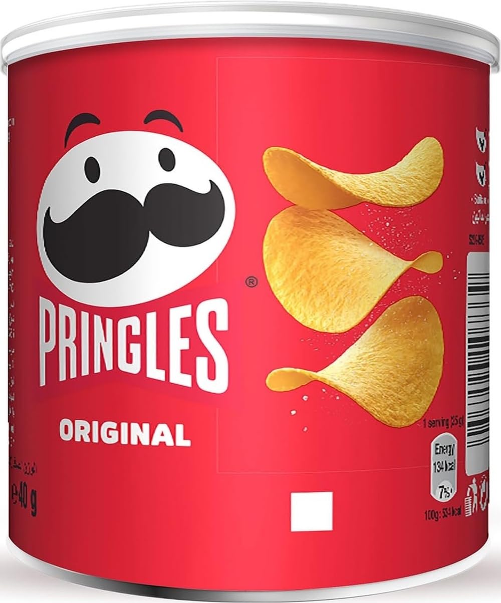 Pringles Original Crisps Can 40g (Pack of 12)