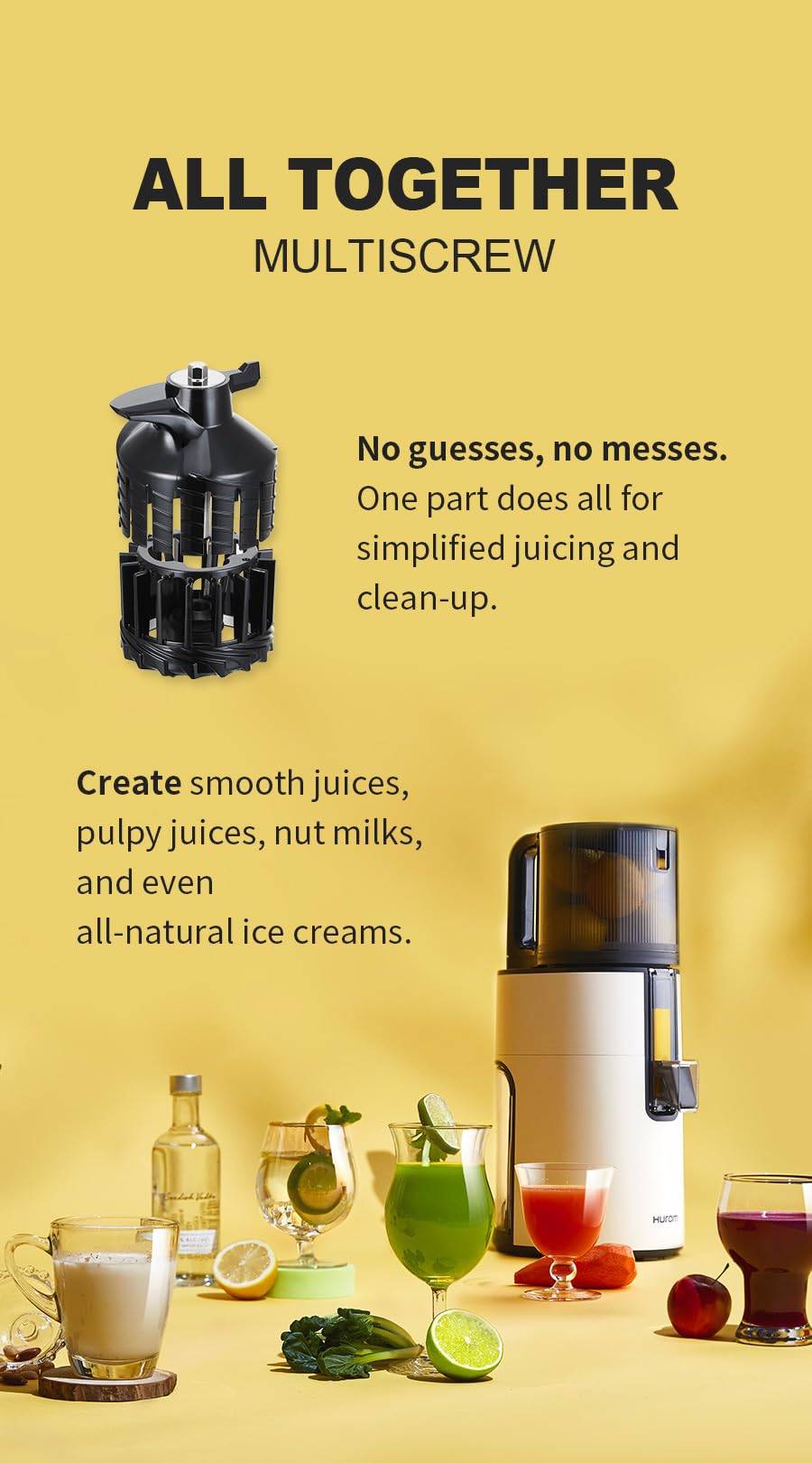 Hurom H400 Slow Juicer Titanium Grey : Amazon.sg: Home